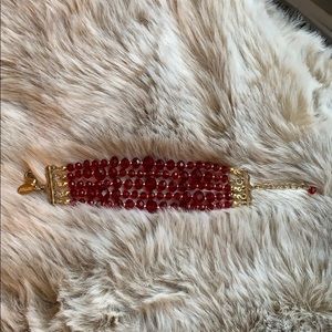 Whbm red bracelet